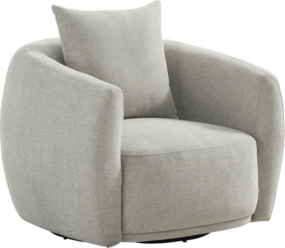 Soho Avenue Gray Swivel Chair