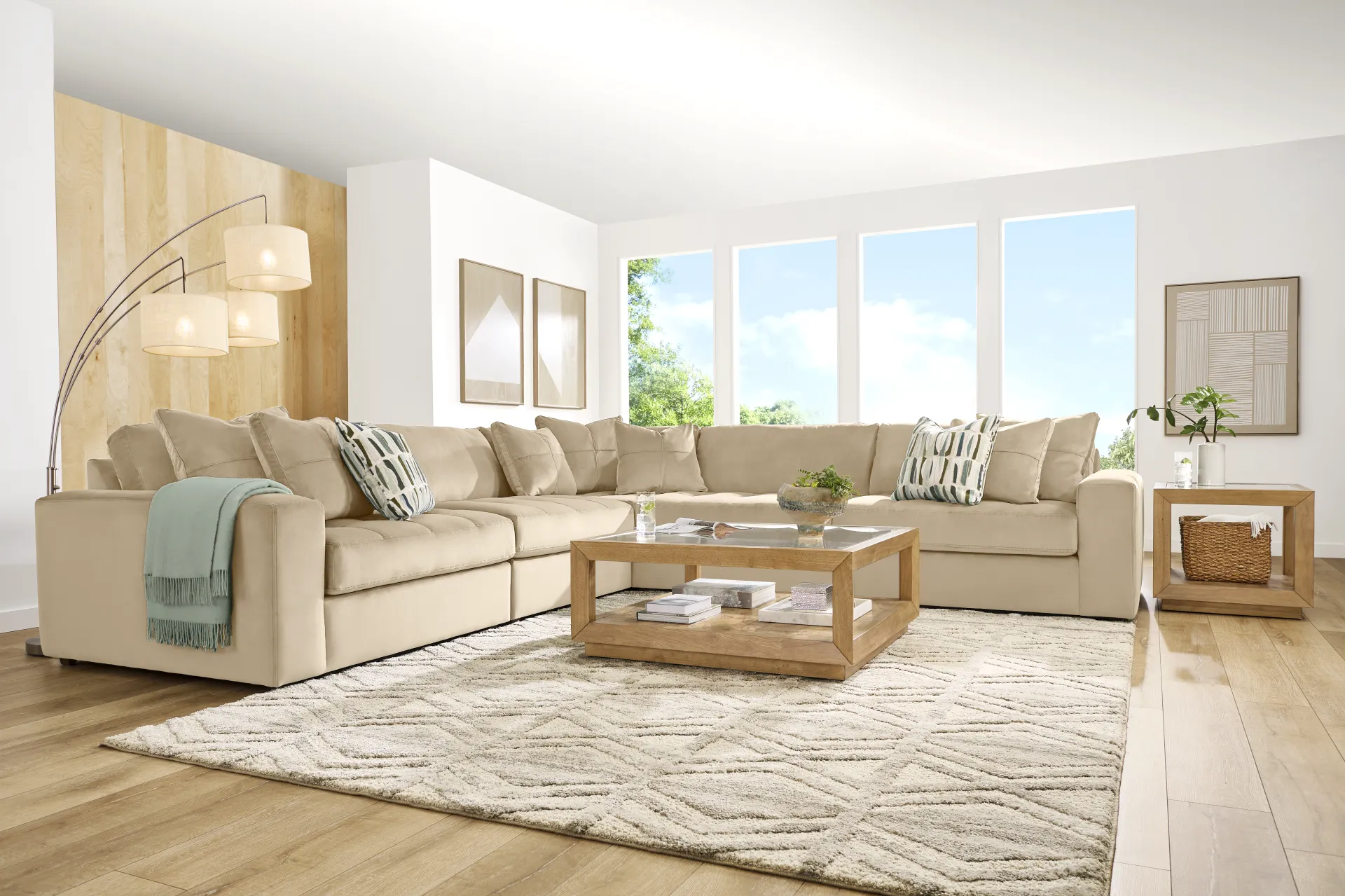 Filmore Sand 5 Pc Sectional - Image 2