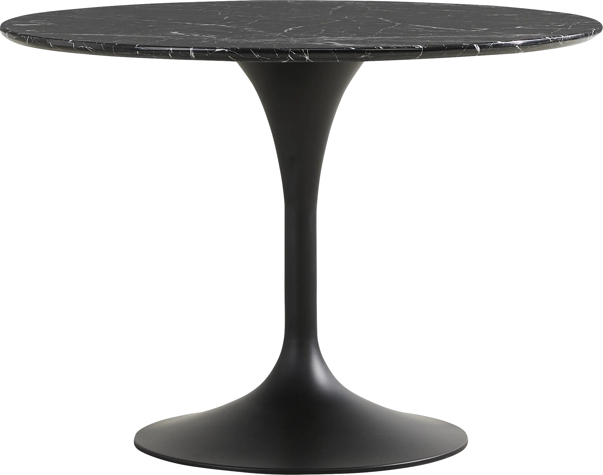 Eris Black Round Dining Table - Thumbnail - Image 1