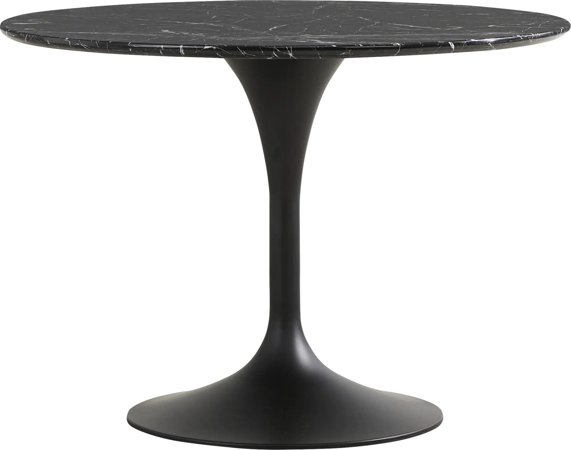 Eris Black Round Dining Table