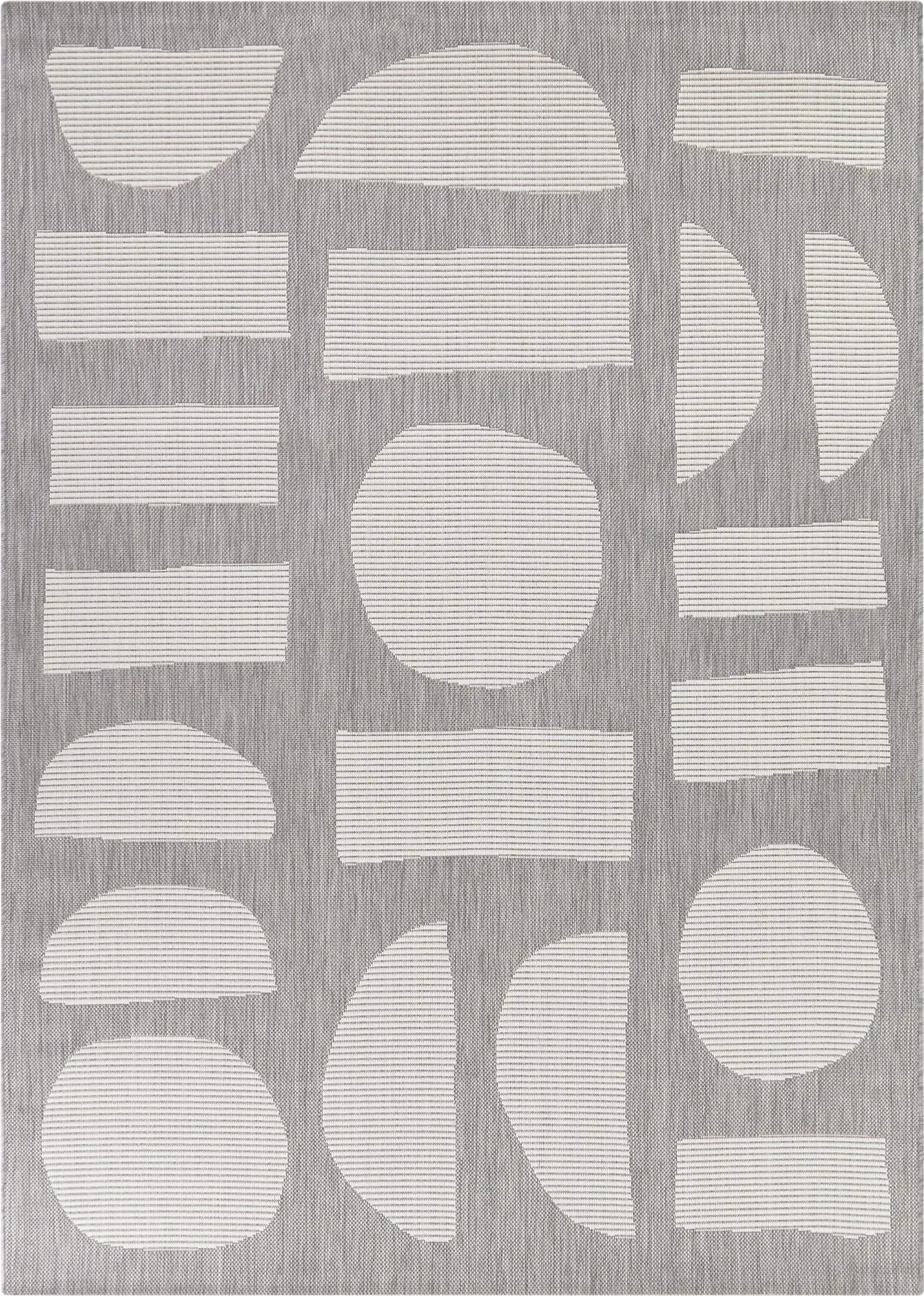 Bauform Silver 7'10 x 10' Indoor/Outdoor Rug
