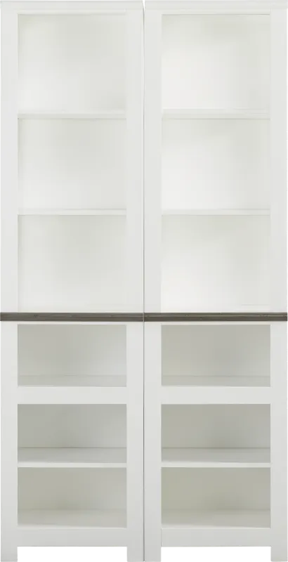 Hollow Ridge White Piers, Set of 2