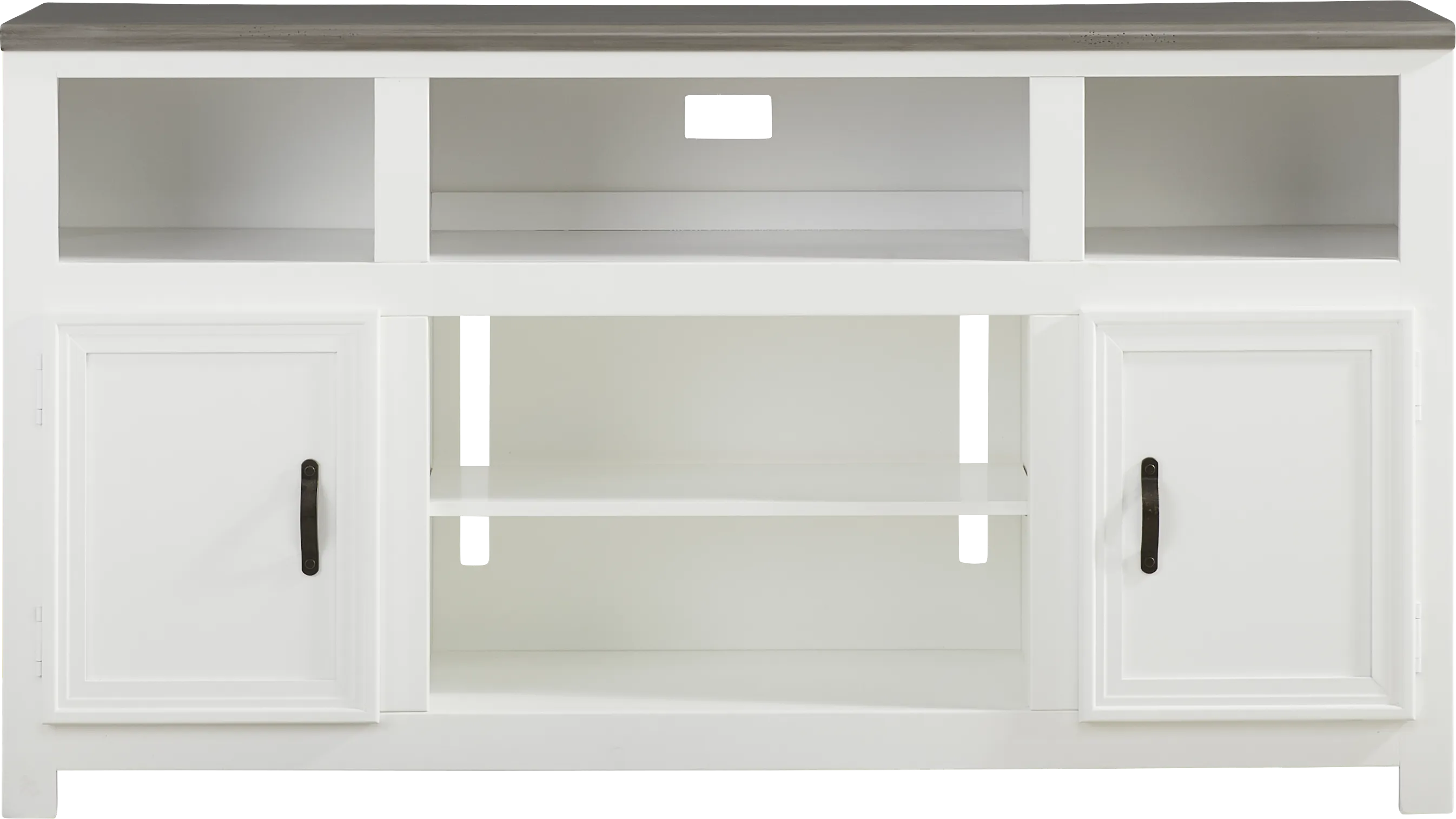 Hollow Ridge White 63 in. Console - Thumbnail - Image 1