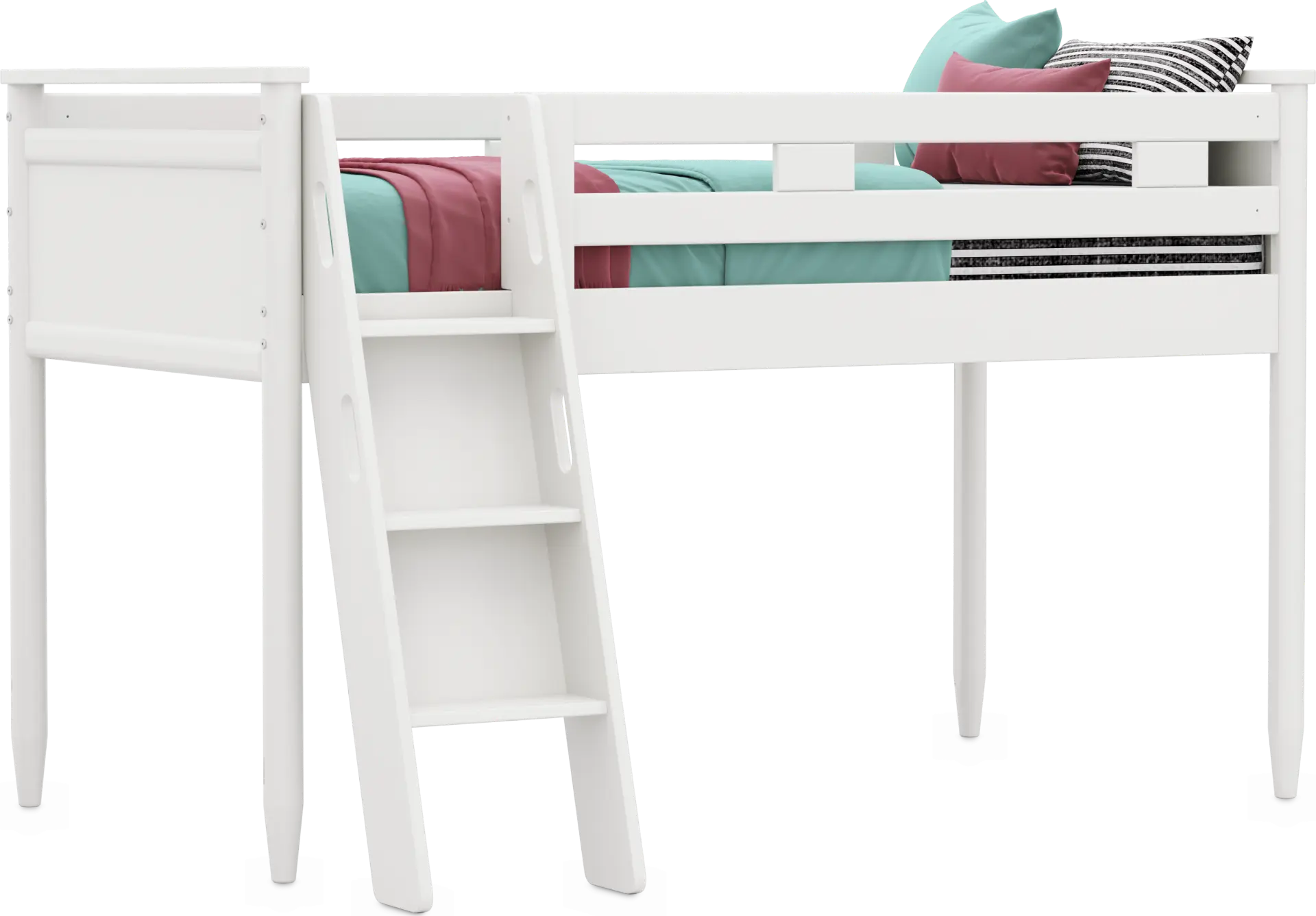 Kids Modern Colors White Twin Loft