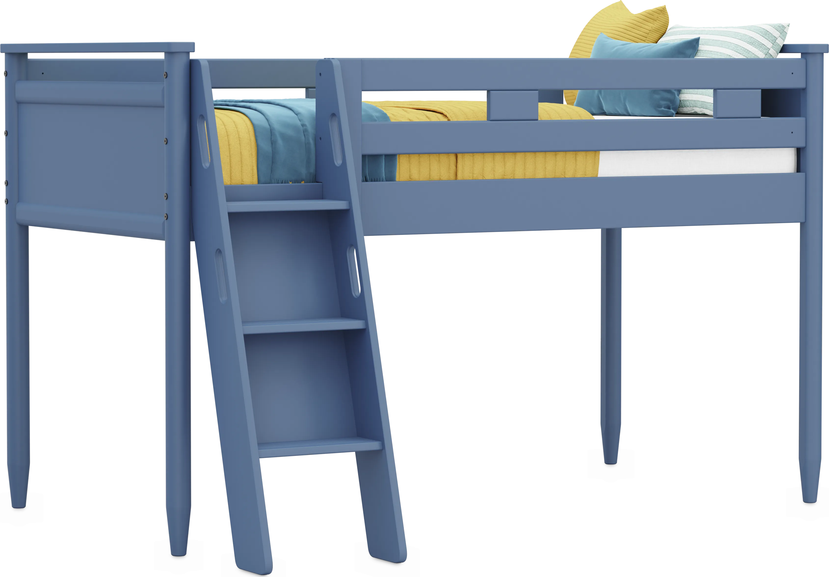 Kids Modern Colors Slate Blue Twin Loft - Thumbnail - Image 1