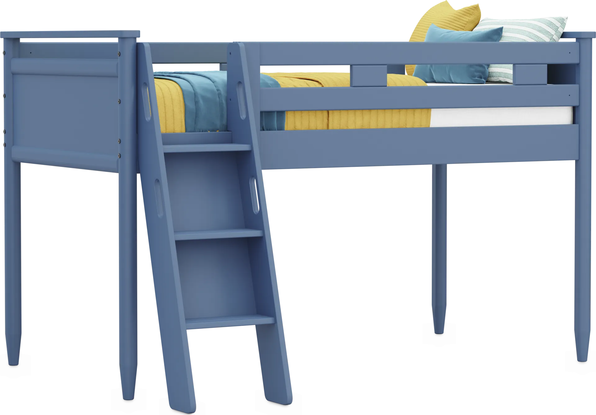Kids Modern Colors Slate Blue Twin Loft - Image 1