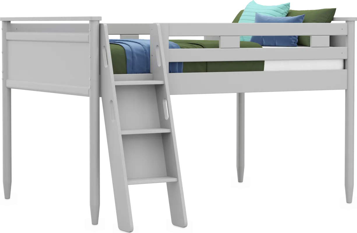 Kids Modern Colors Light Gray Full Loft