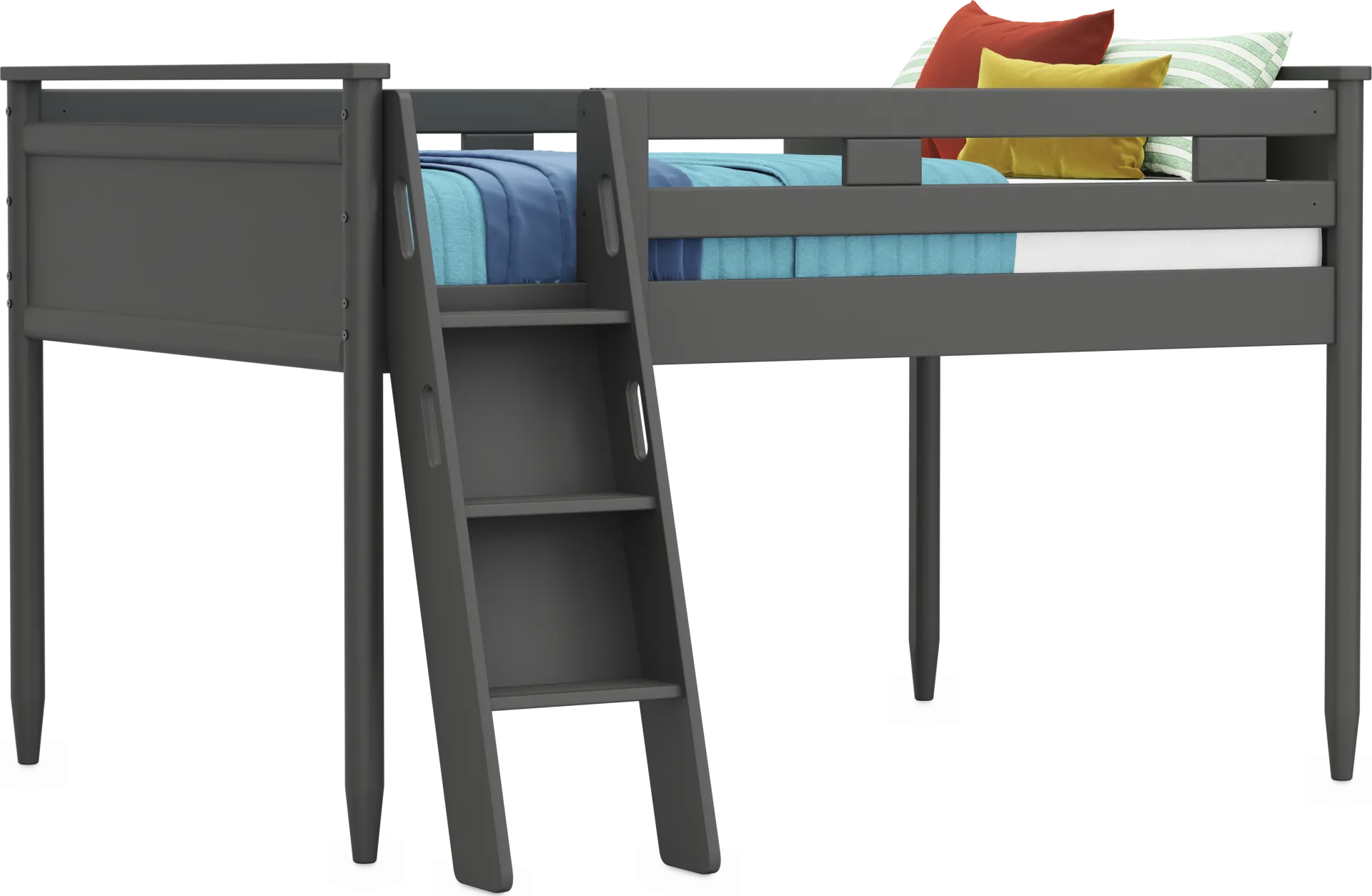 Kids Modern Colors Iron Ore Full Loft - Image 1