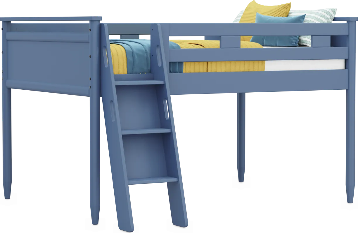 Kids Modern Colors Slate Blue Full Loft