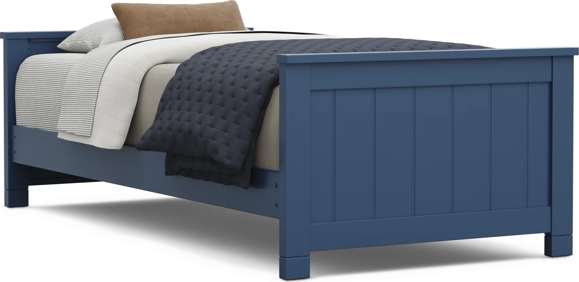 Kids Cottage Colors 2.0 Navy Twin XL Low Profile Bed