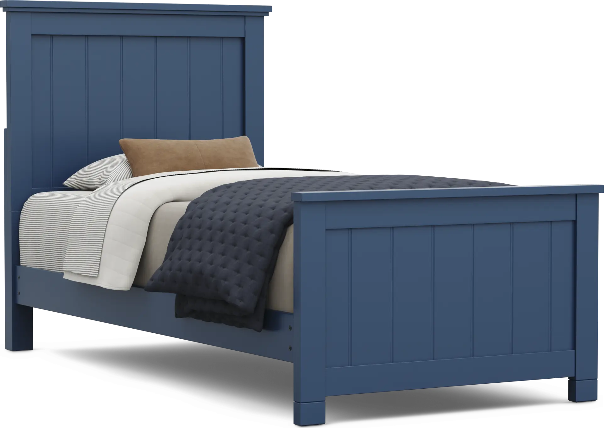Kids Cottage Colors 2.0 Navy Twin XL Panel Bed
