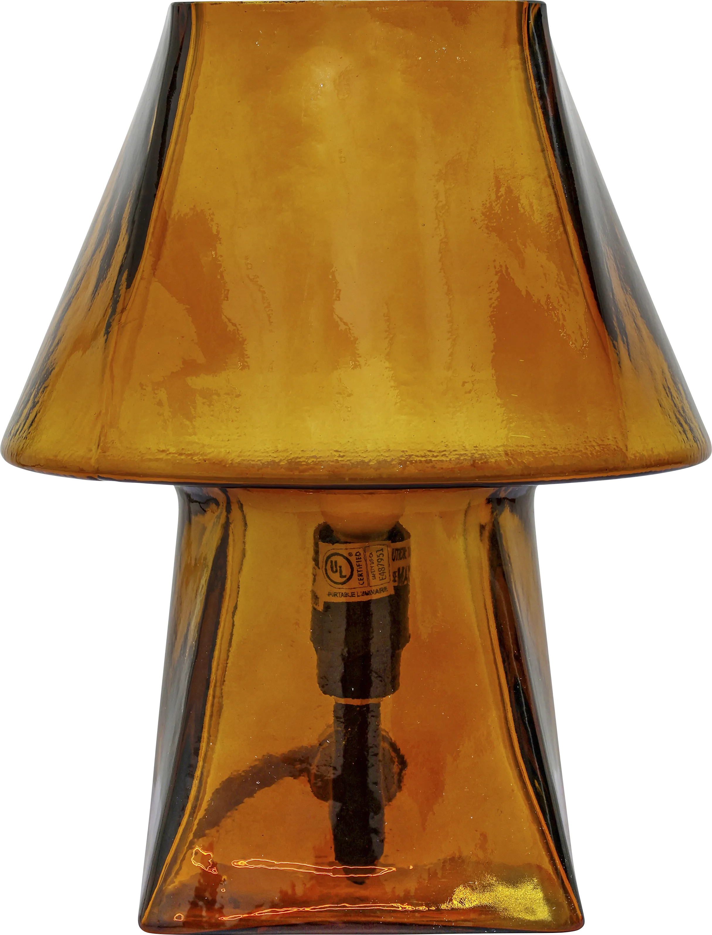 Earie Amber Lamp - Thumbnail - Image 1
