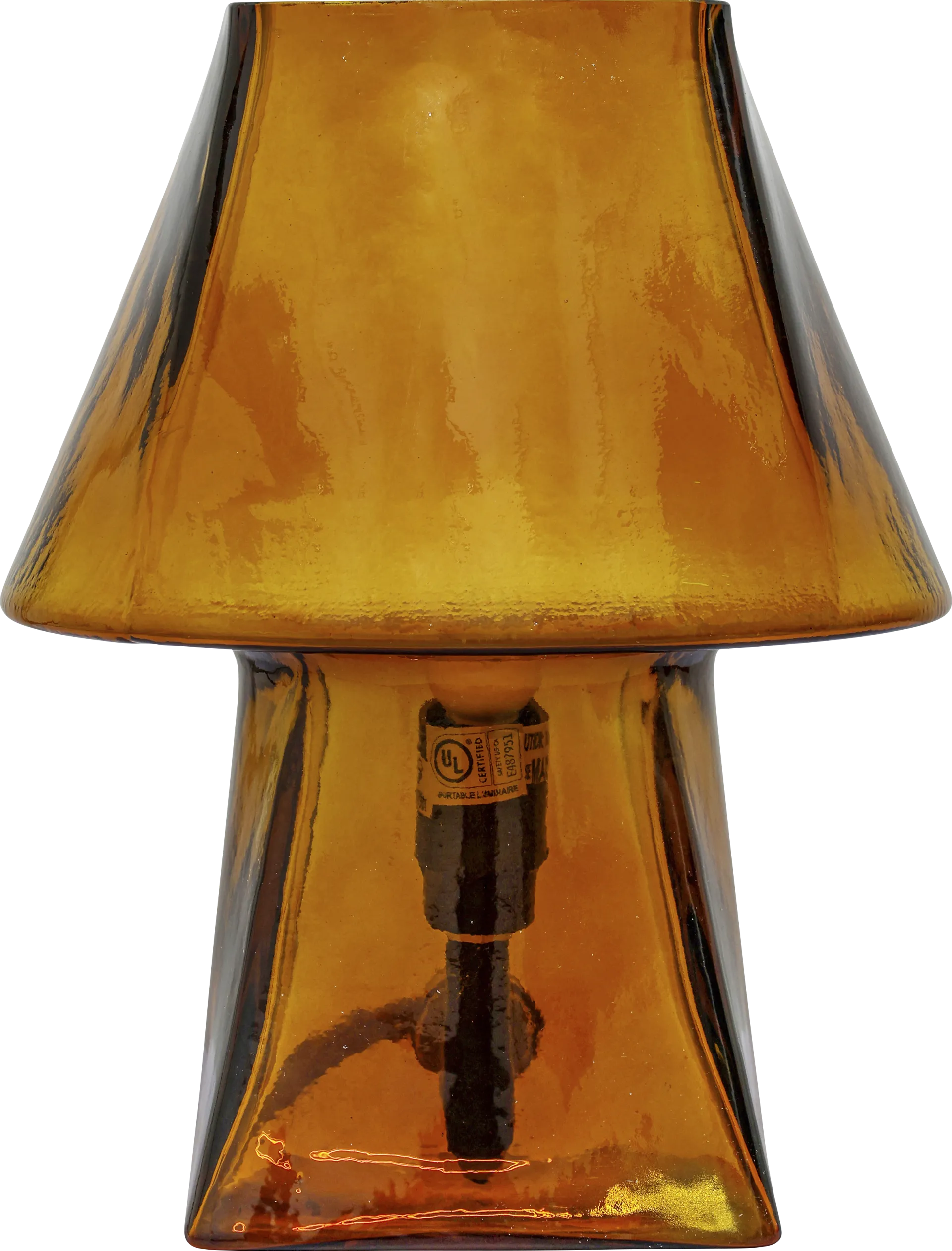 Earie Amber Lamp - Image 1