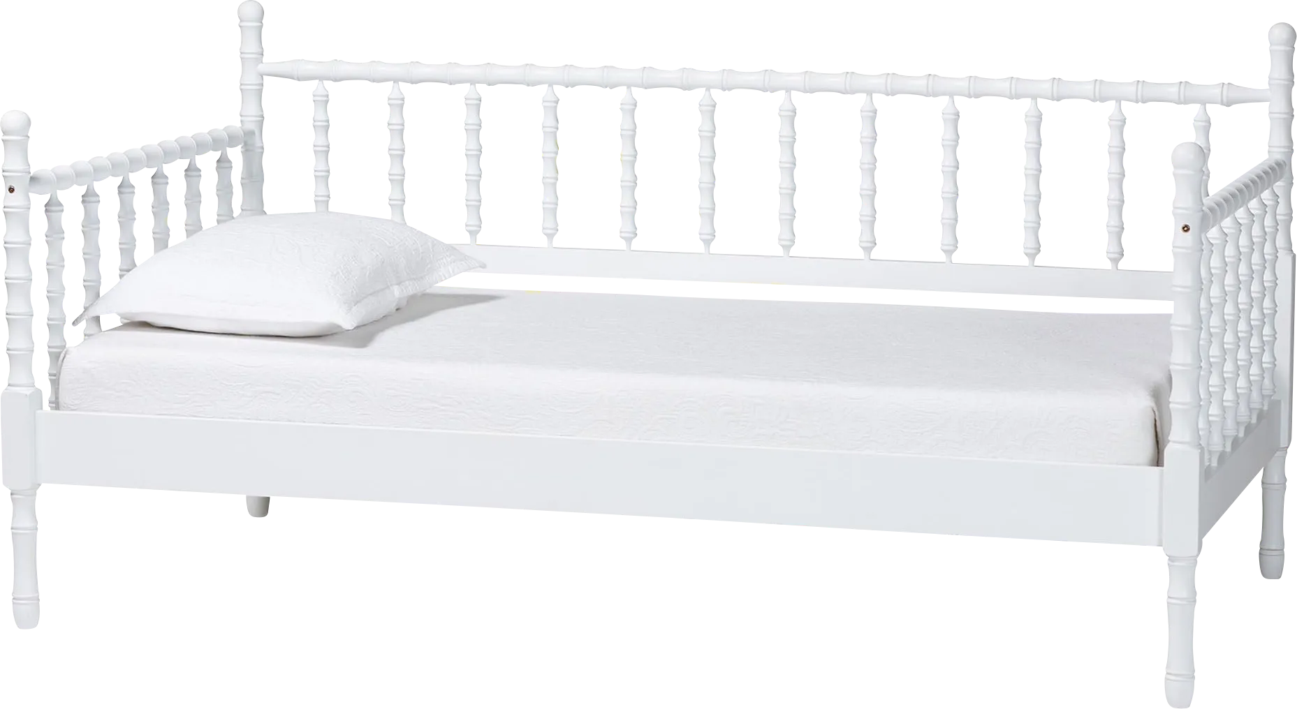 Nozado White Twin Daybed - Thumbnail - Image 1