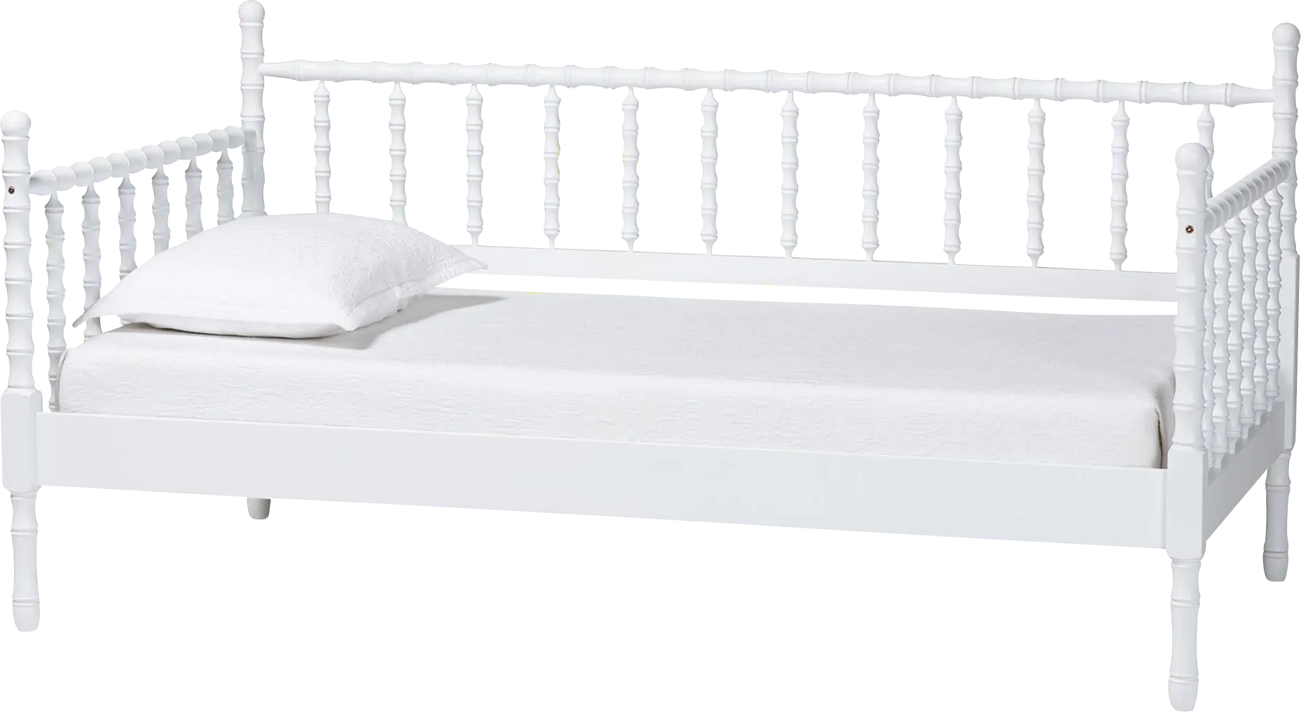 Nozado White Twin Daybed