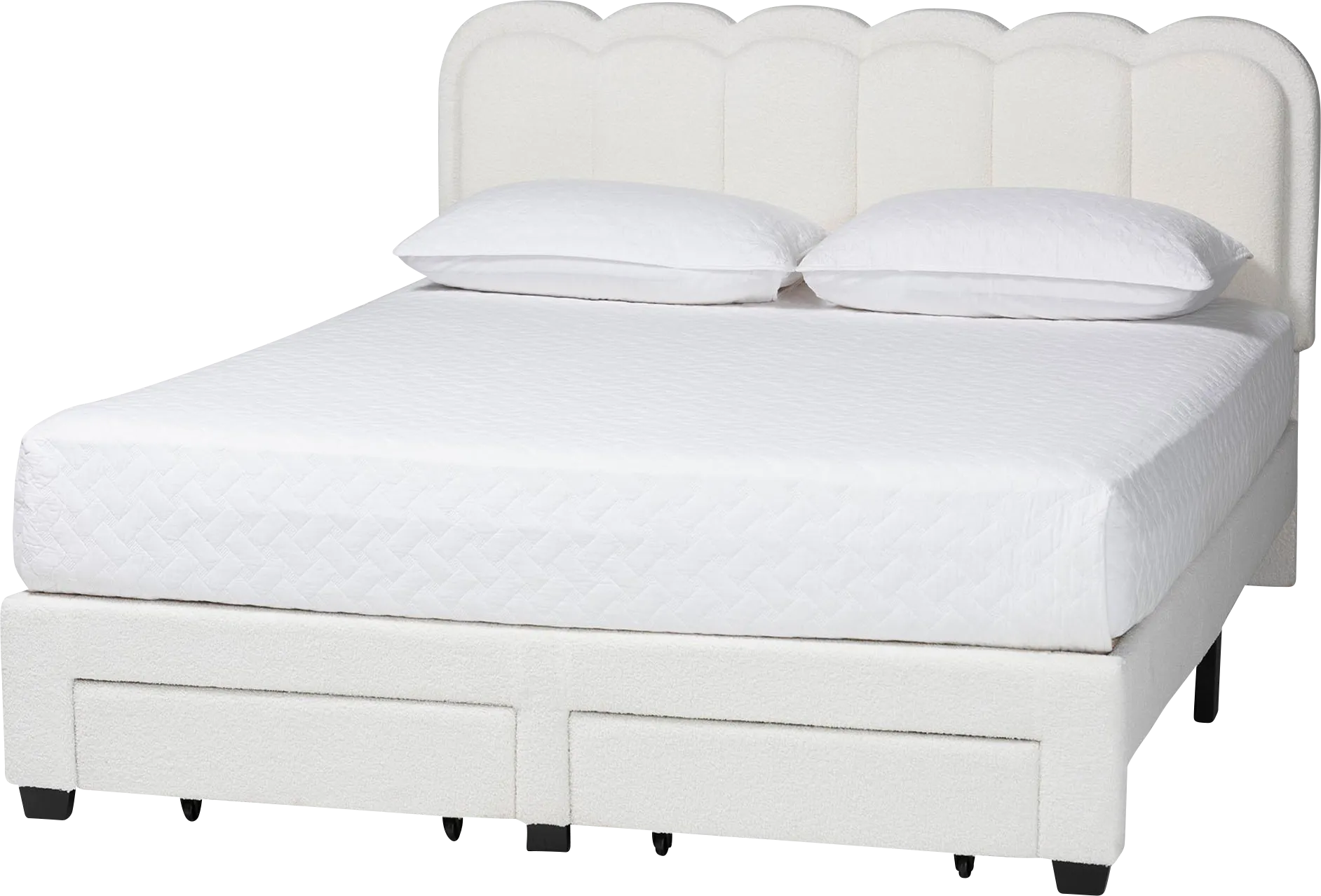 Alpirete Cream Queen Storage Bed - Image 1