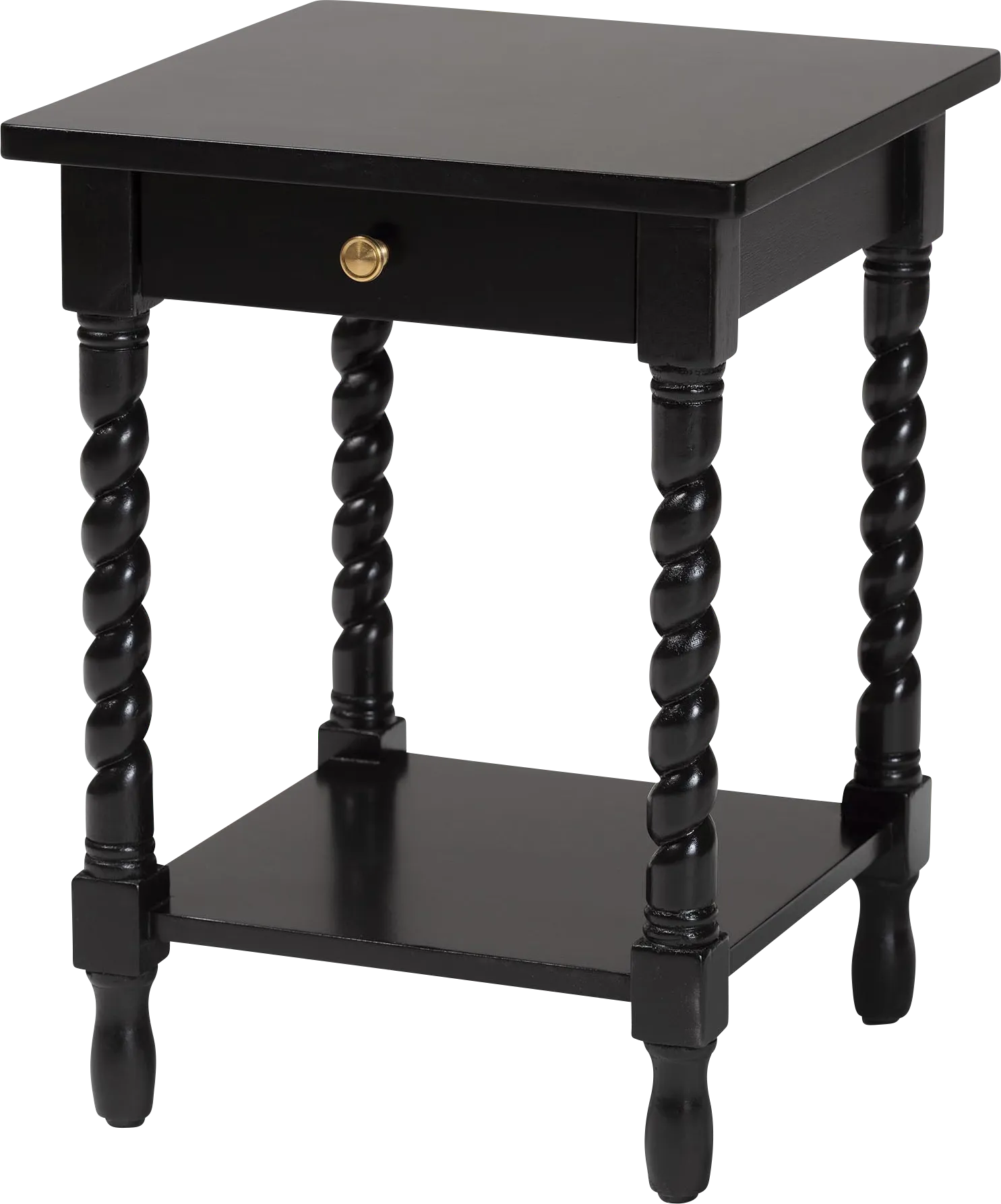 Jaliec Black Nightstand - Image 1