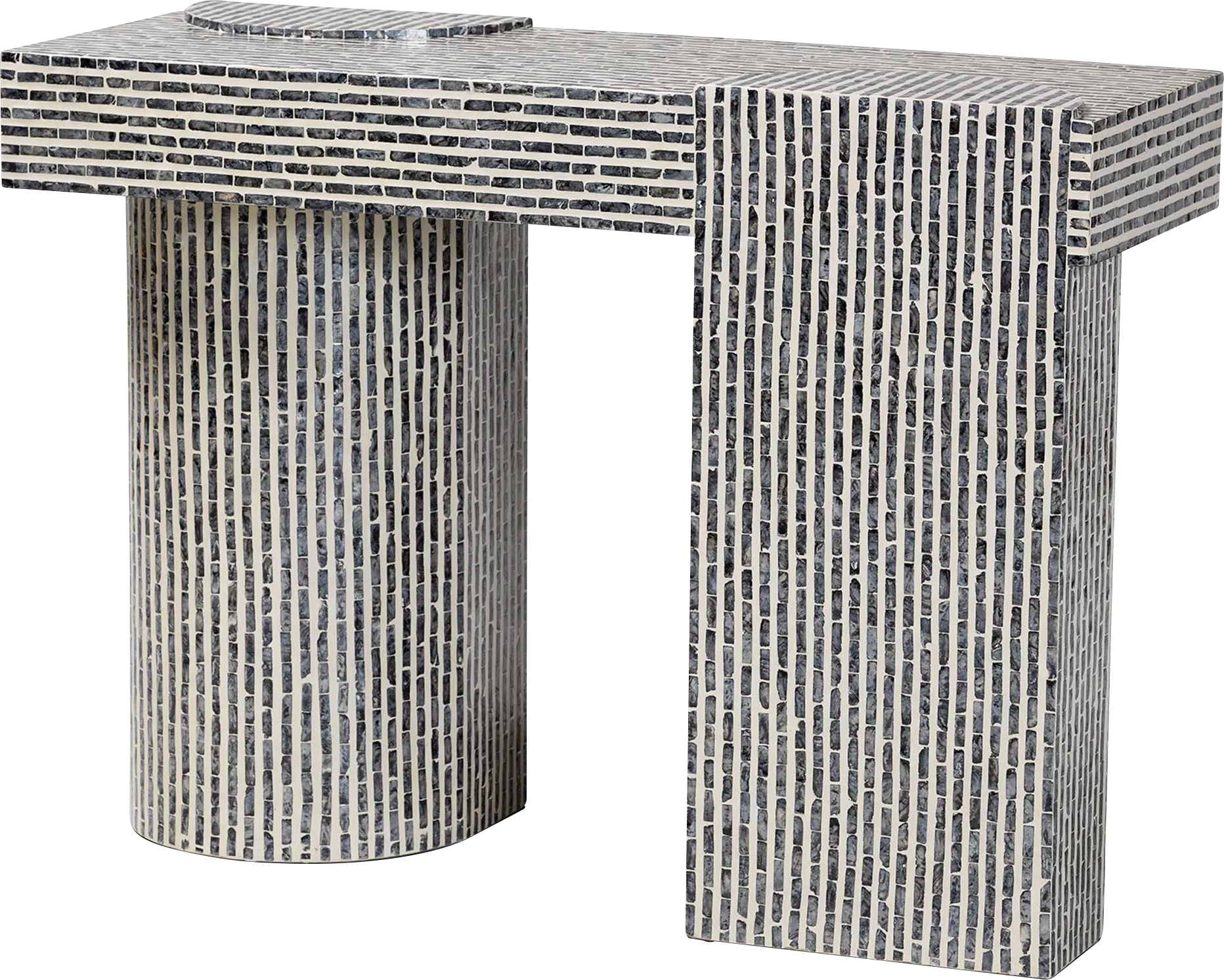 Norim Black/White Console Table - Thumbnail - Image 1