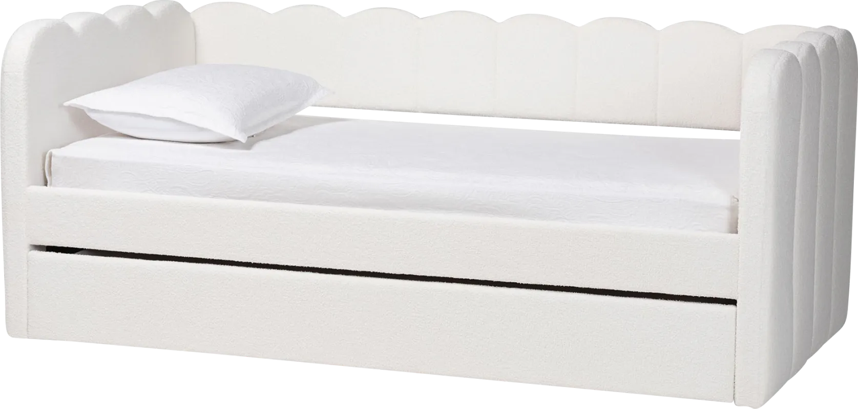 Ashia Cream Daybed with Trundle