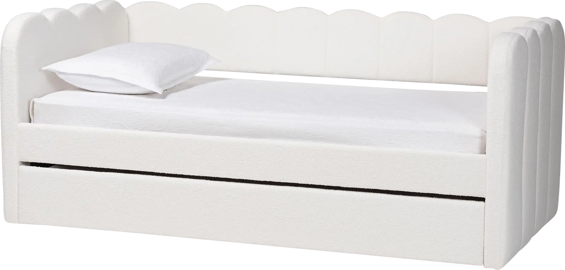 Ashia Cream Daybed with Trundle