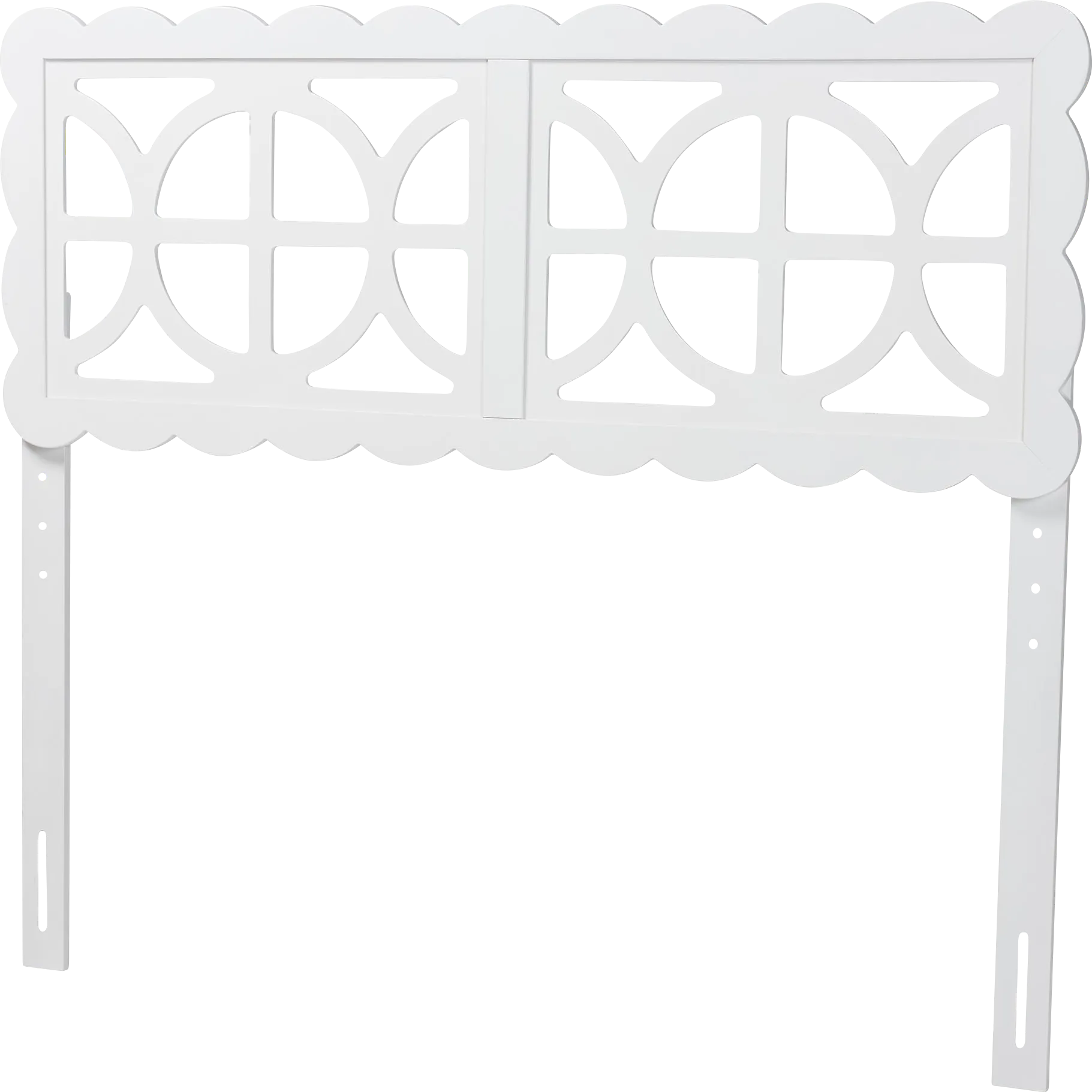 Birchis White Full Headboard - Thumbnail - Image 1