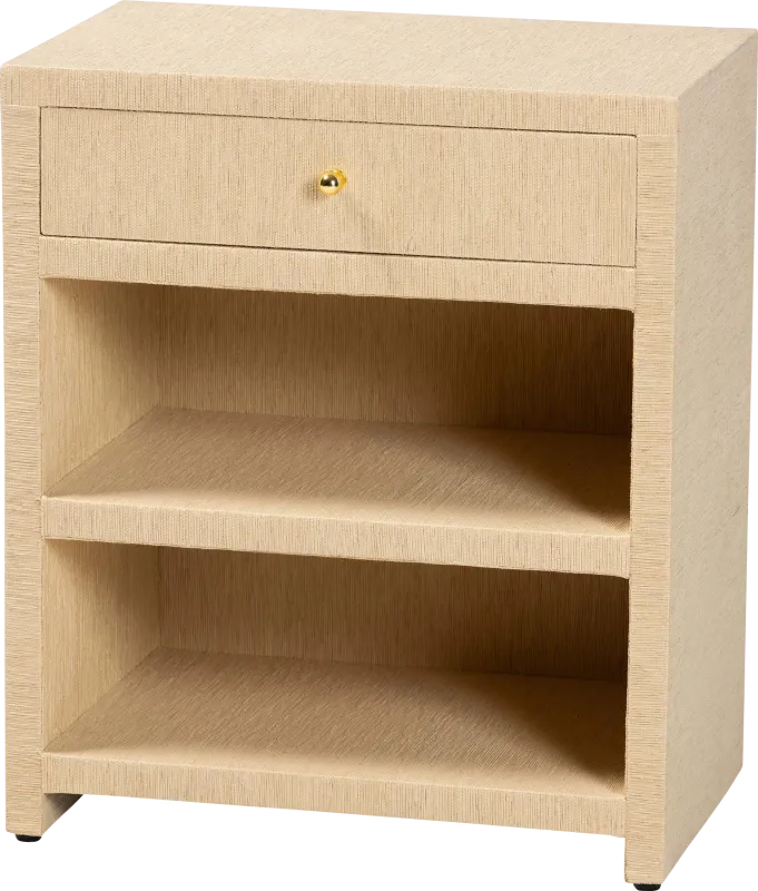 Benmo Beige Nightstand