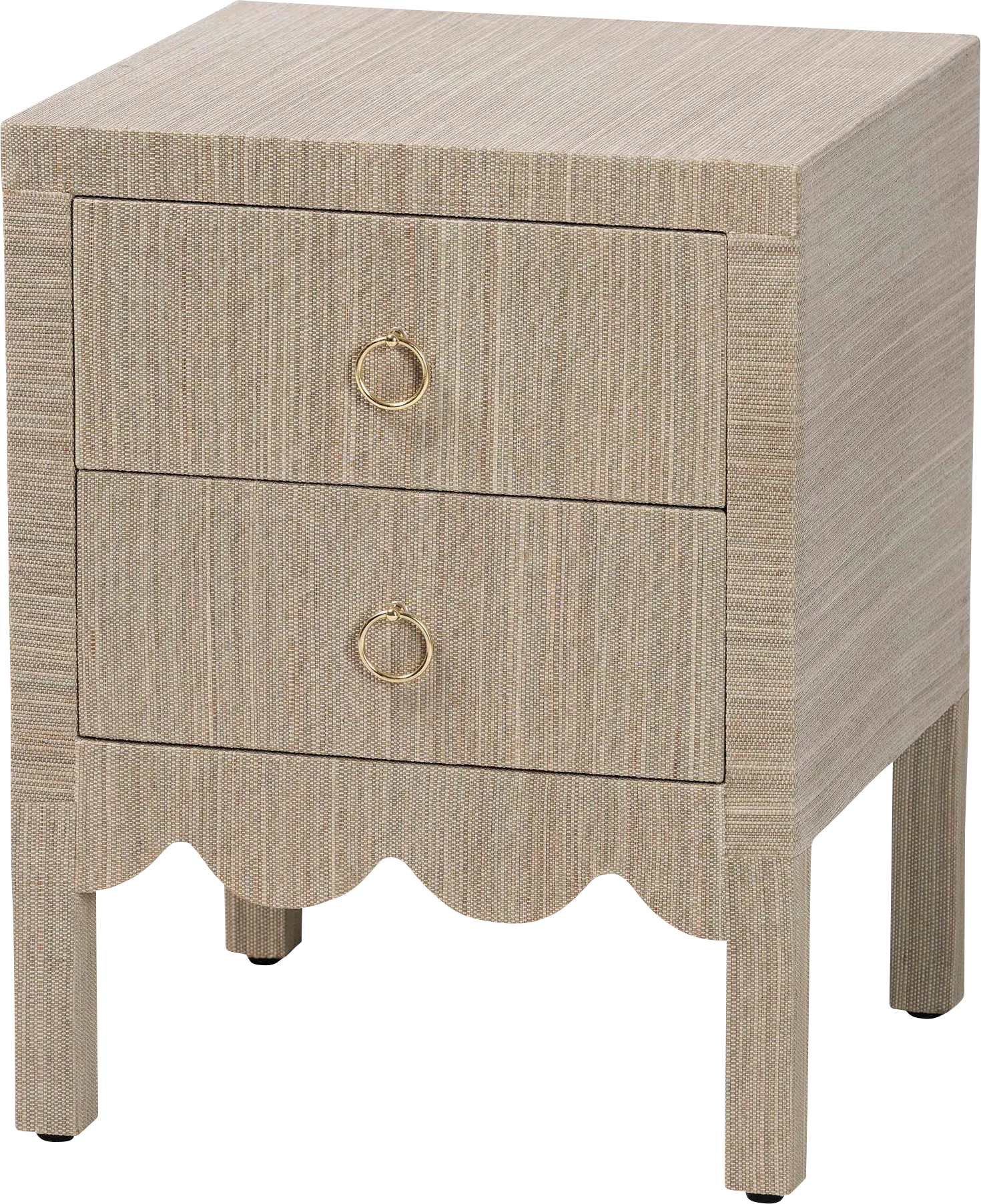 Jaran Beige Nightstand - Thumbnail - Image 1