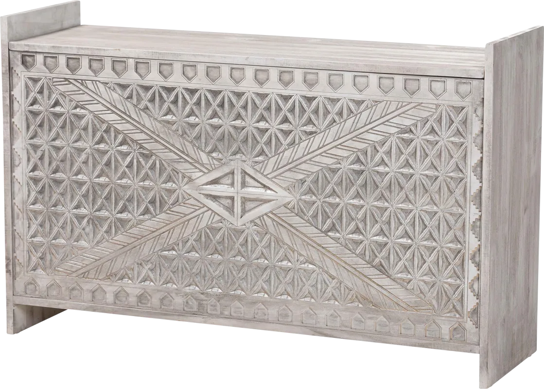 Corlic White Storage Trunk