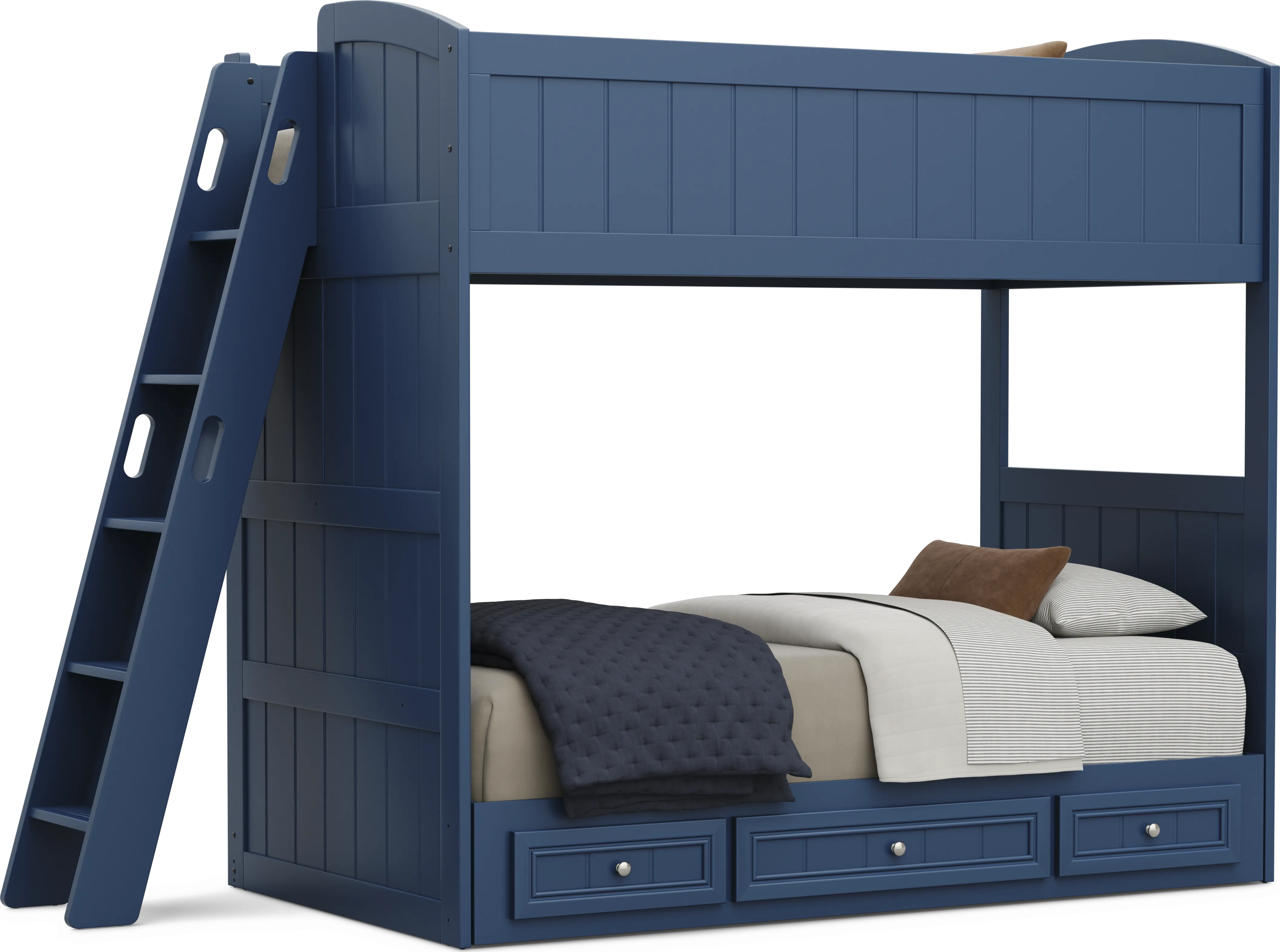 Kids Cottage Colors 2.0 Navy Twin/Twin Loft - Thumbnail - Image 1