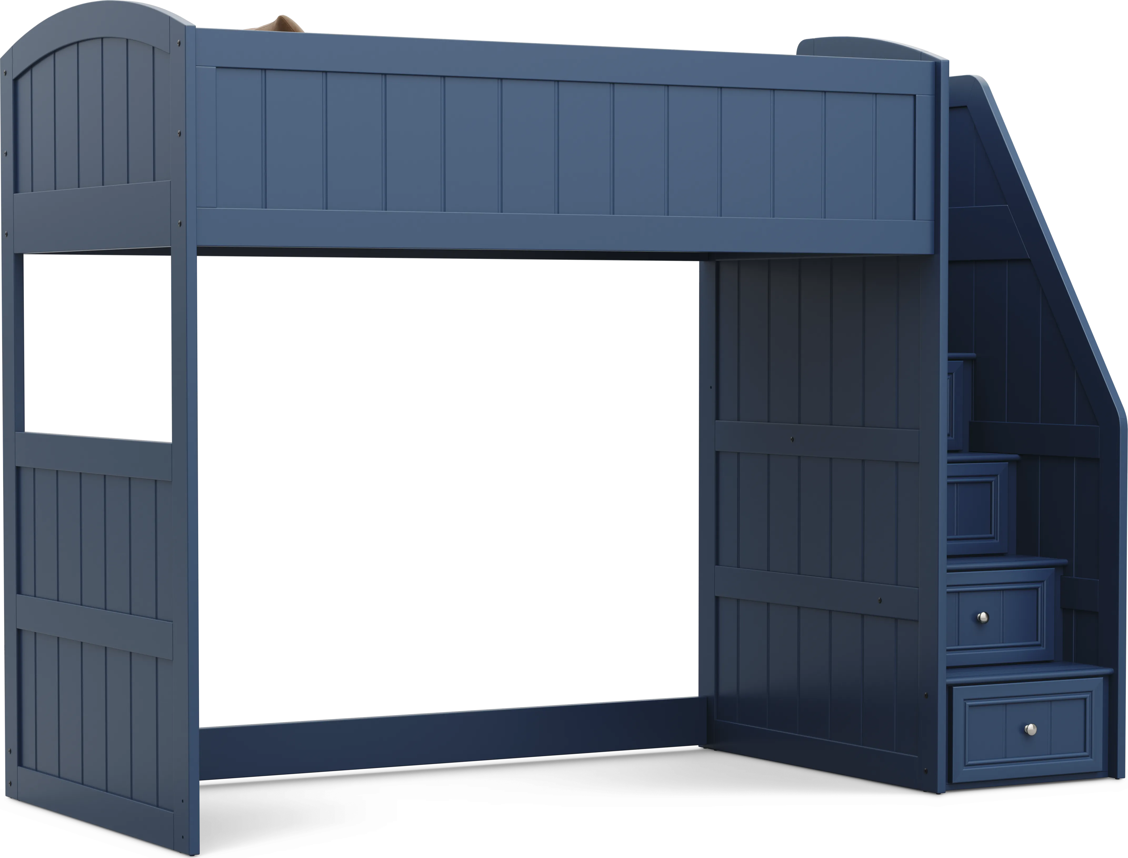 Kids Cottage Colors 2.0 Navy Twin Step Loft - Thumbnail - Image 1