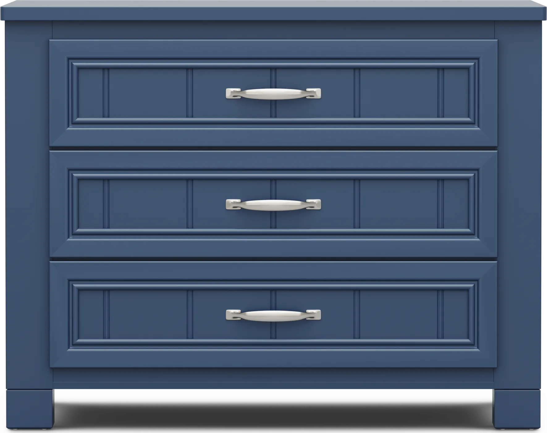 Kids Cottage Colors 2.0 Navy 3-Drawer Chest - Thumbnail - Image 1
