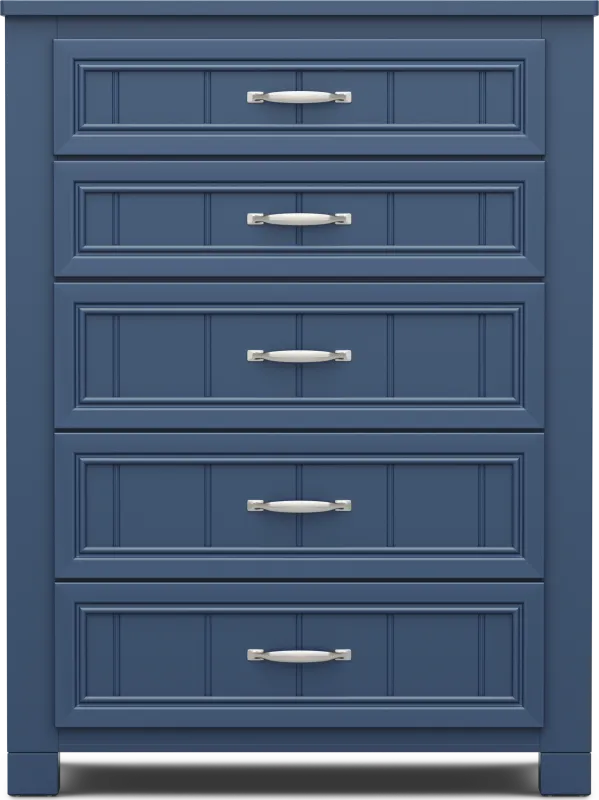 Kids Cottage Colors 2.0 Navy 5-Drawer Chest
