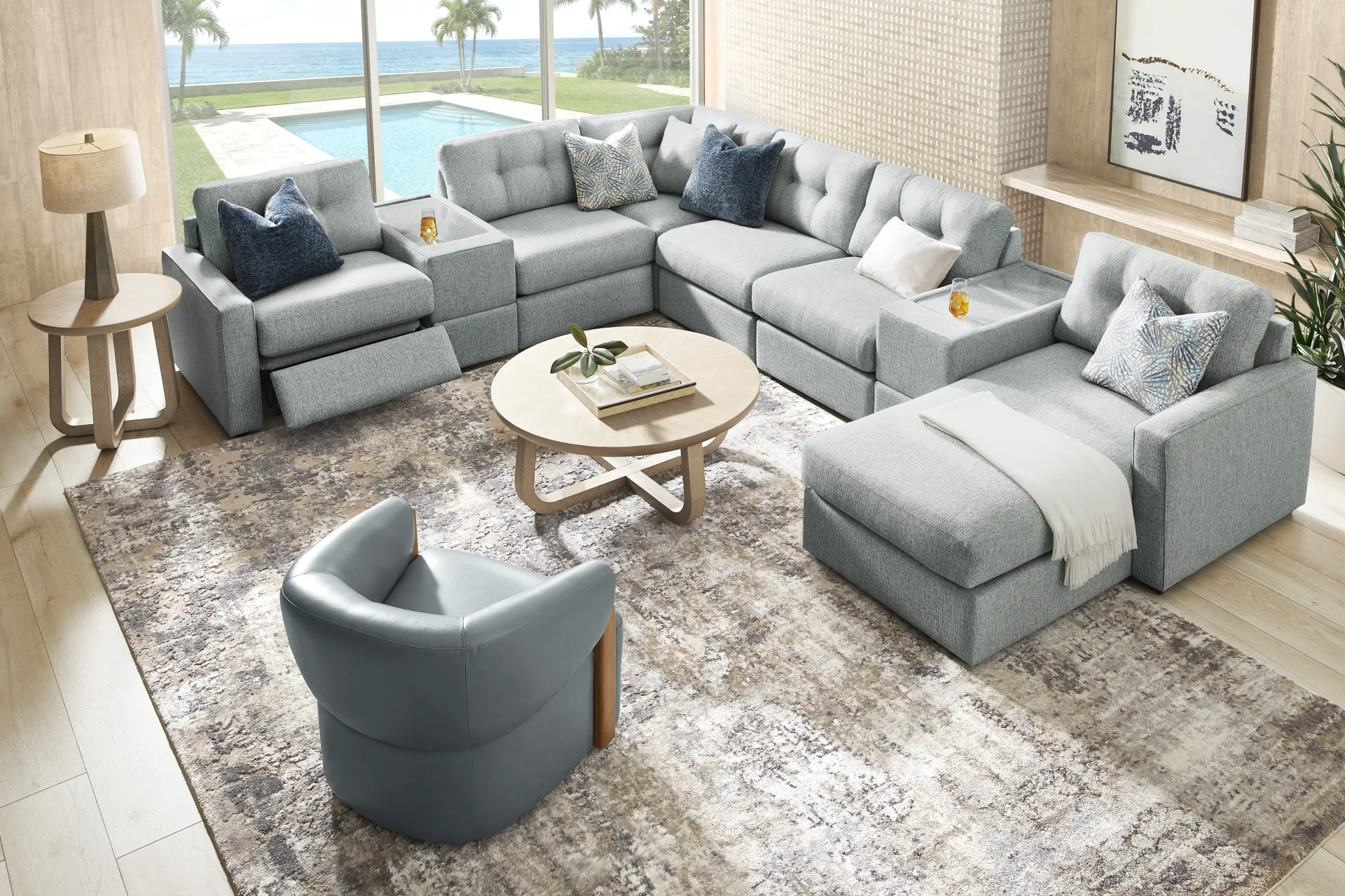 Spa 8 Pc Power Reclining ModularOne - Image 2