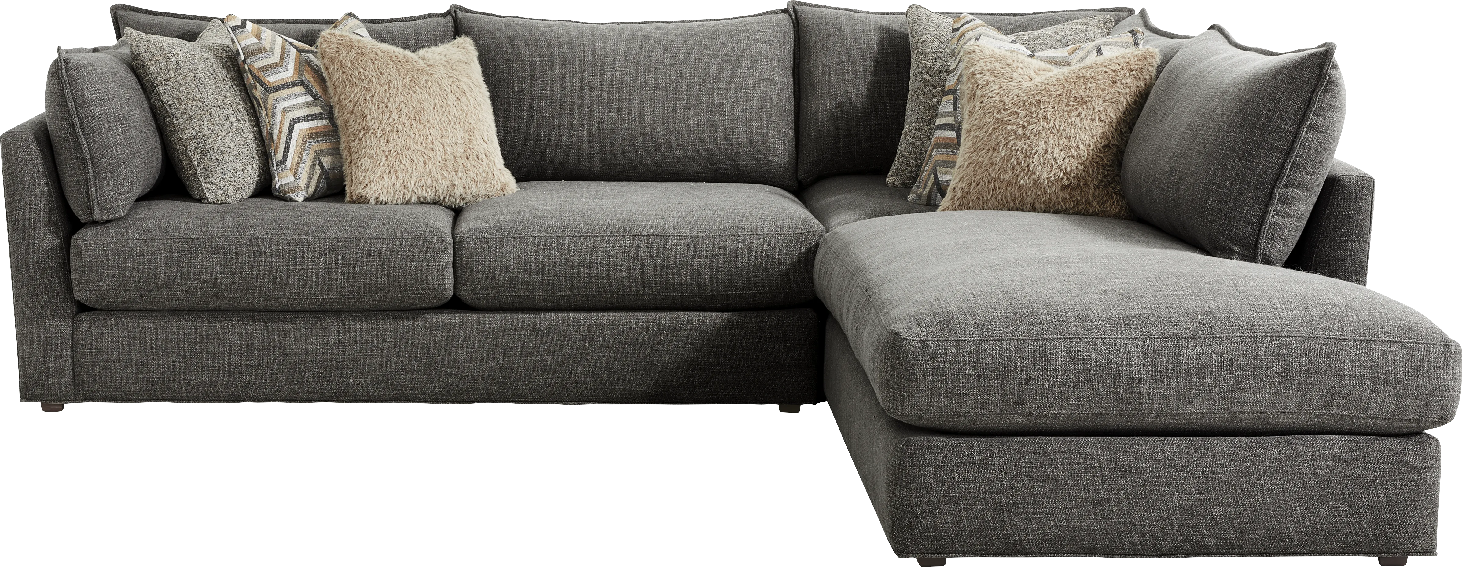 Ellington Black 2 Pc Sectional - Thumbnail - Image 1