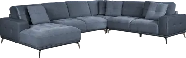 4 pc left arm chaise sectional