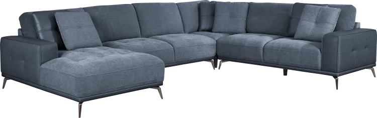 4 pc left arm chaise sectional