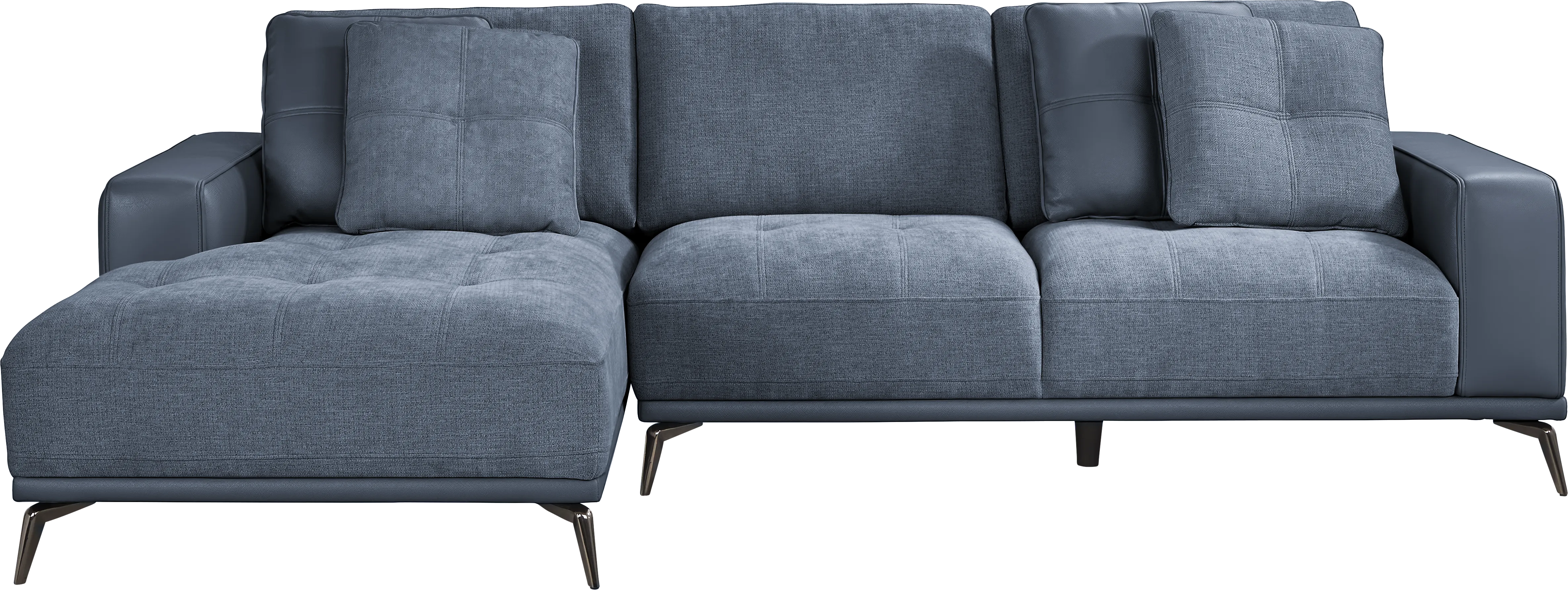 Valencia Blue 2 Pc Sectional - Thumbnail - Image 1