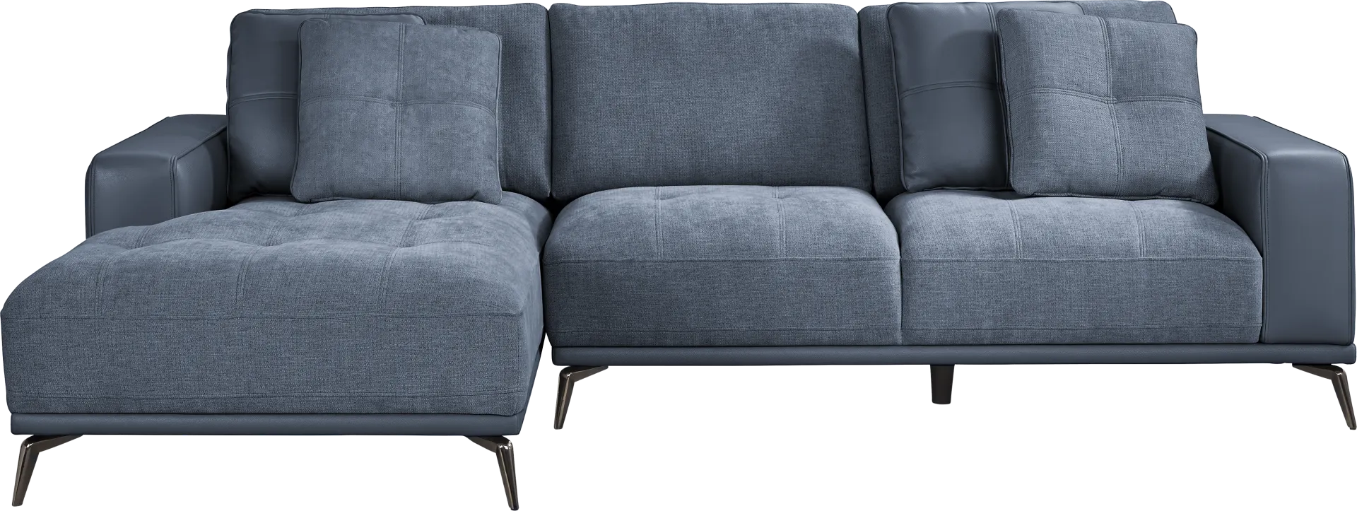 Valencia Blue 2 Pc Sectional - Image 1