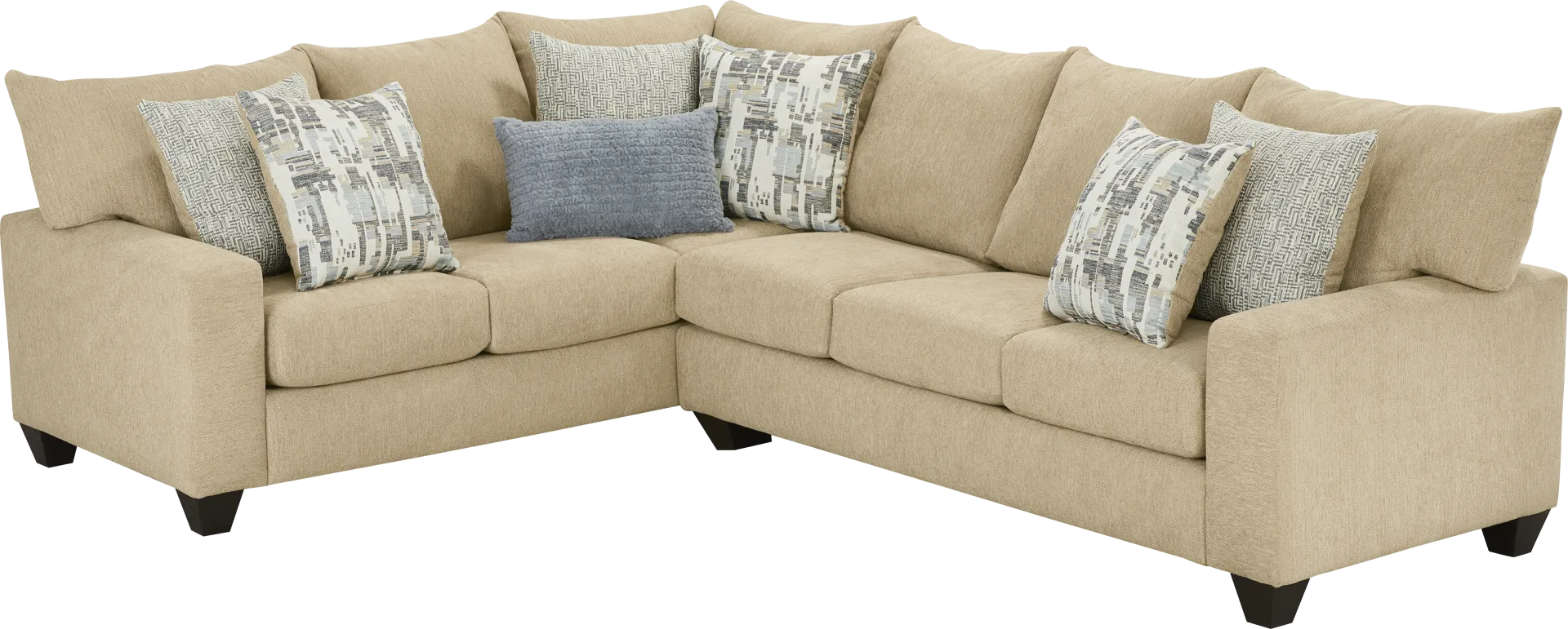 Wedgewood Beige 2 Pc Sectional - Image 1