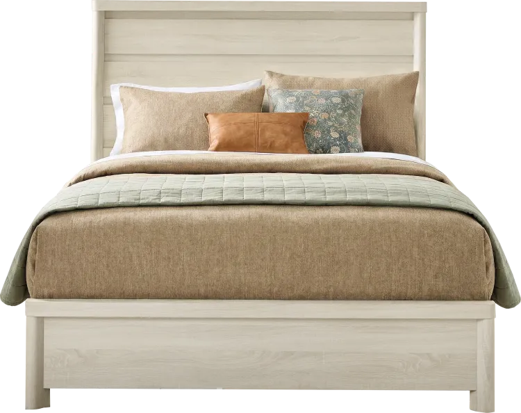 3 pc queen panel bed