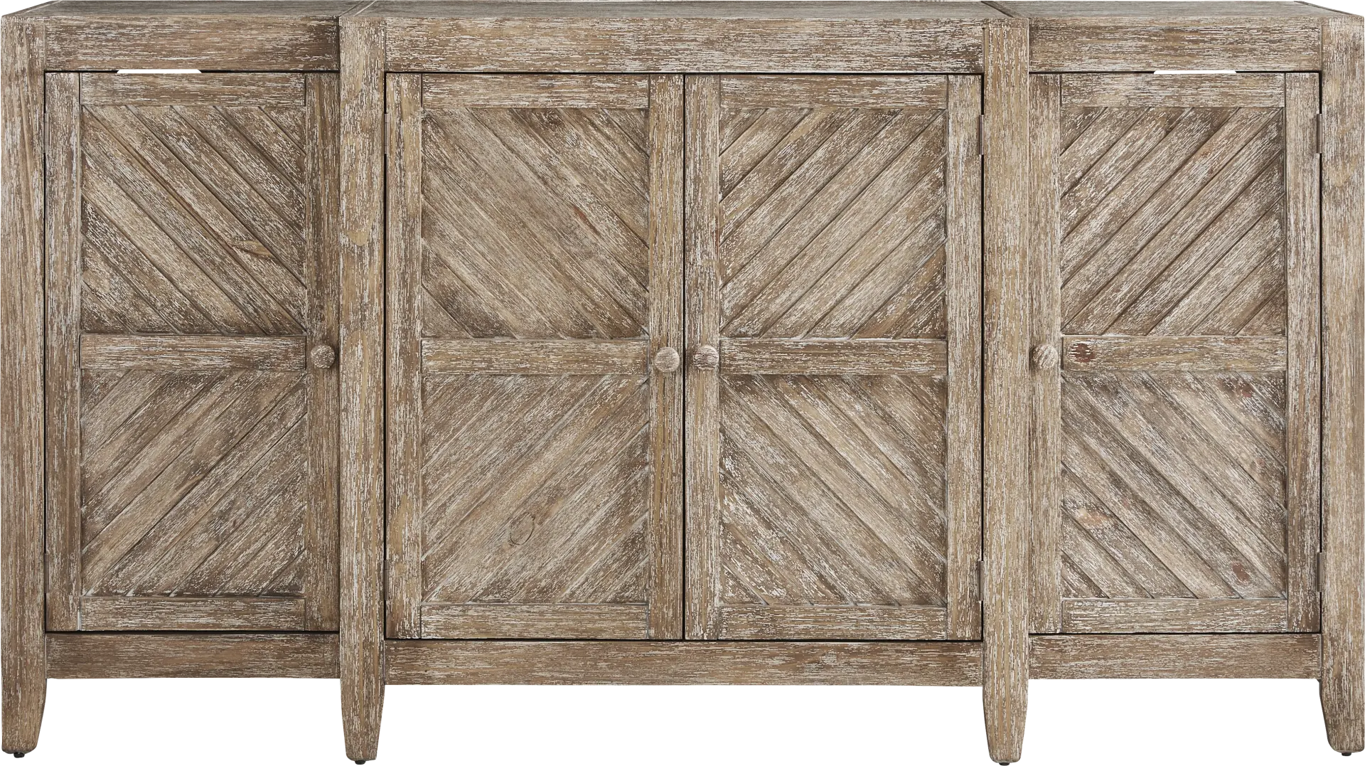 Willowcrest Brown 72 in. Credenza