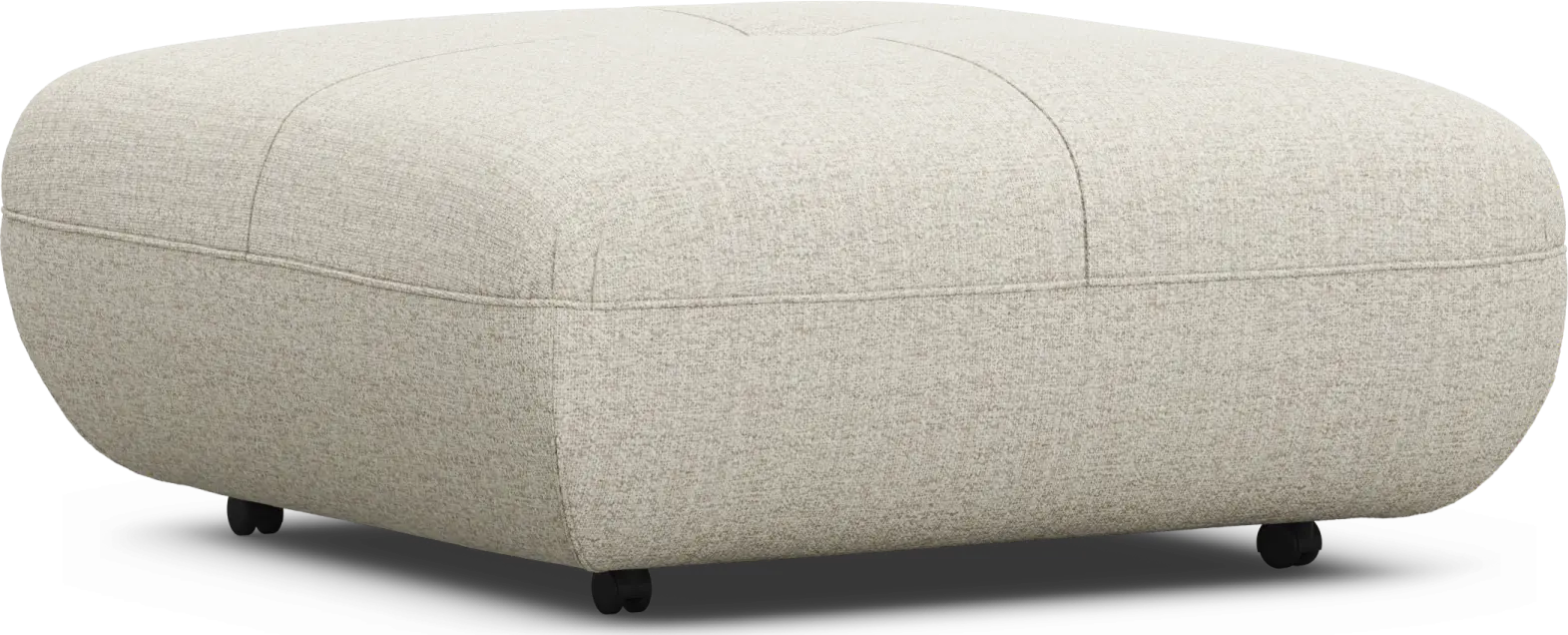 Olympia Linen Ottoman