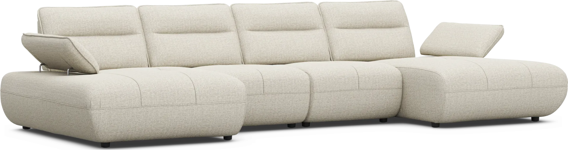 Olympia Linen 4 Pc Sectional