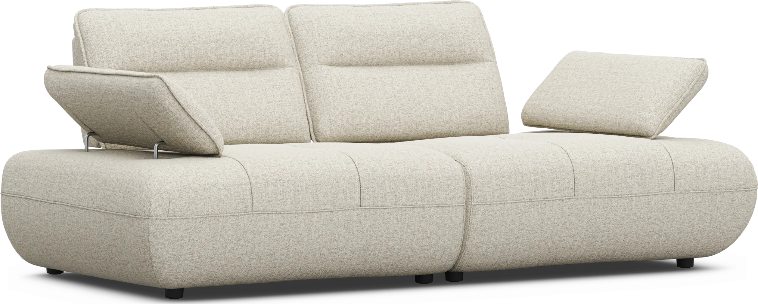 Olympia Linen Loveseat - Thumbnail - Image 1