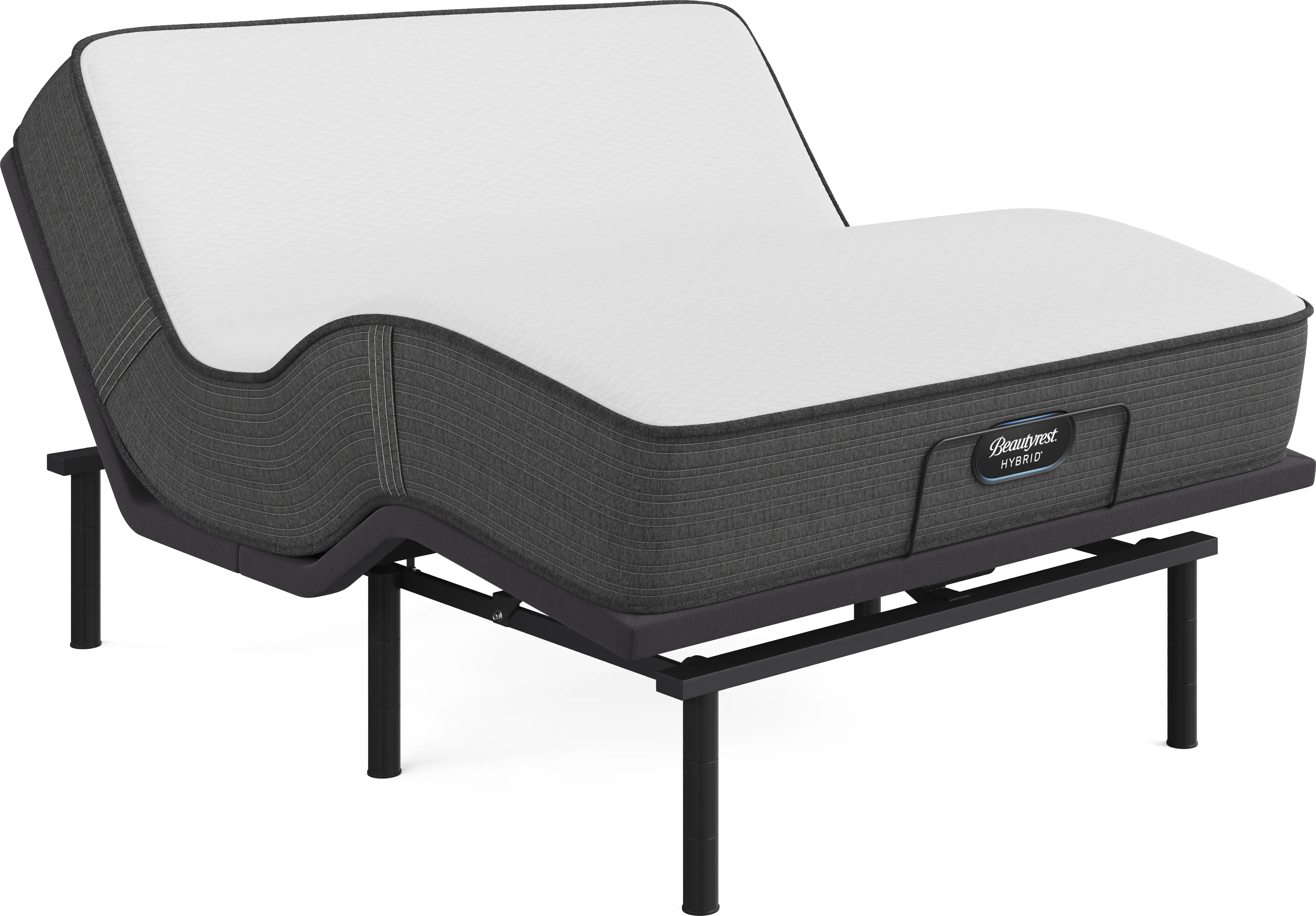 BeautyRest Select Hybrid Broad Peak Queen Mattress with BaseLogic Silver - Thumbnail - Image 1