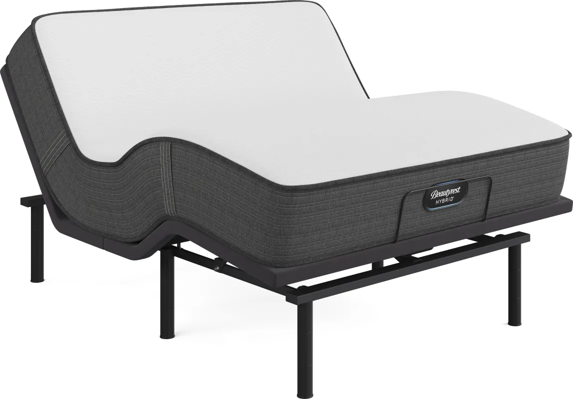 BeautyRest Select Hybrid Broad Peak King Mattress with BaseLogic Silver