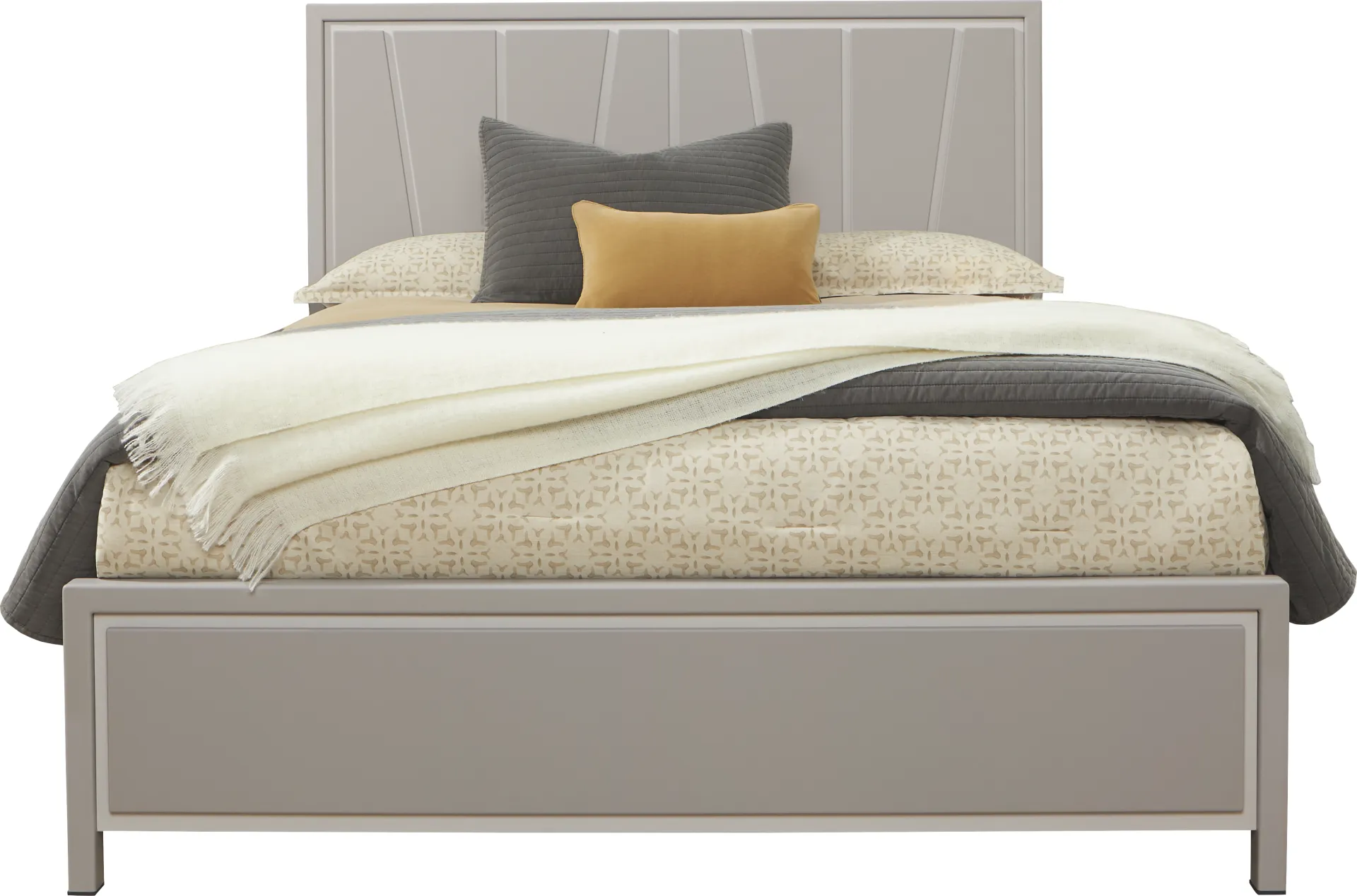 Everdream Gray 3 Pc King Panel Bed - Image 2