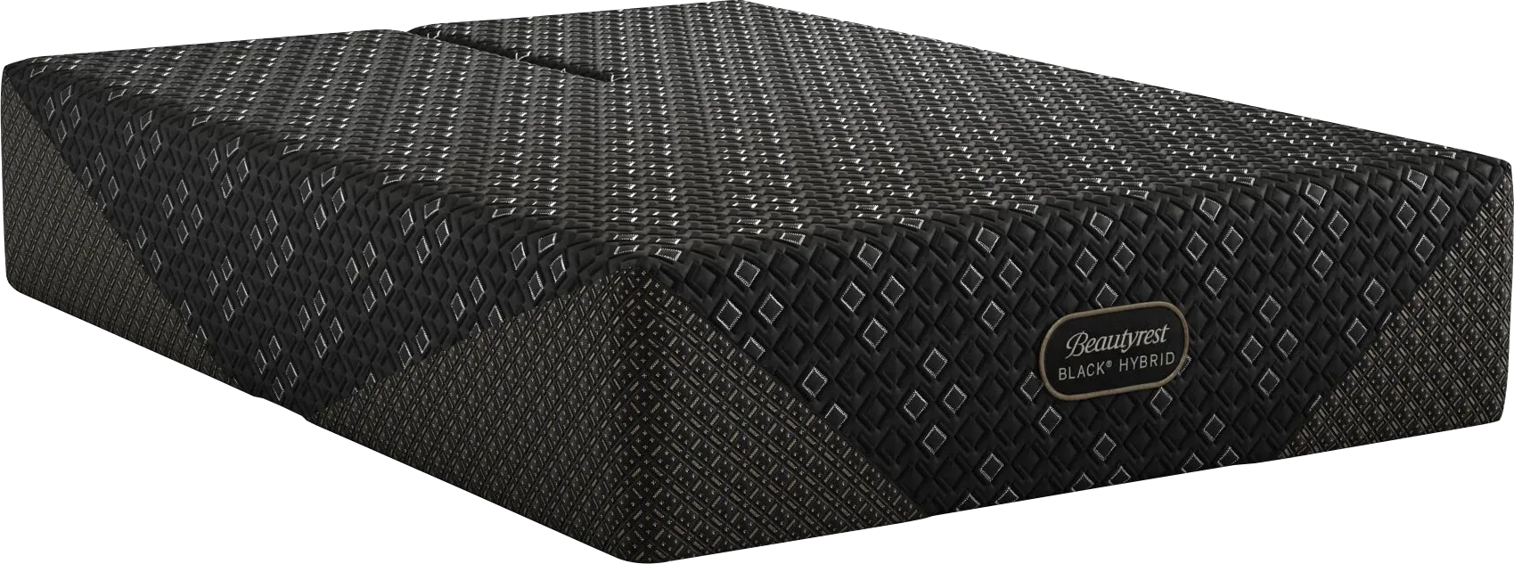 Beautyrest Black Hybrid Series Three XCS Firm Split Head Queen Mattress - Image 1
