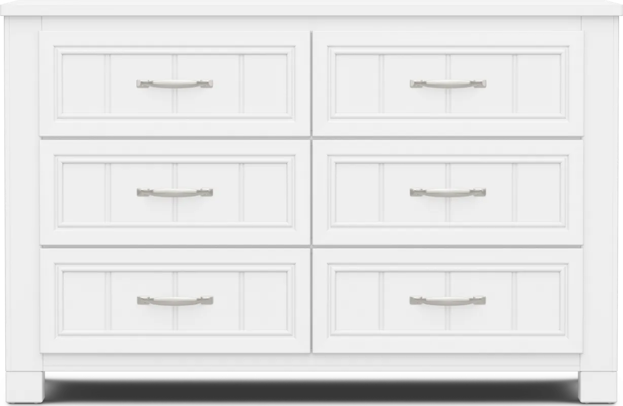 Kids Cottage Colors 2.0 White Dresser