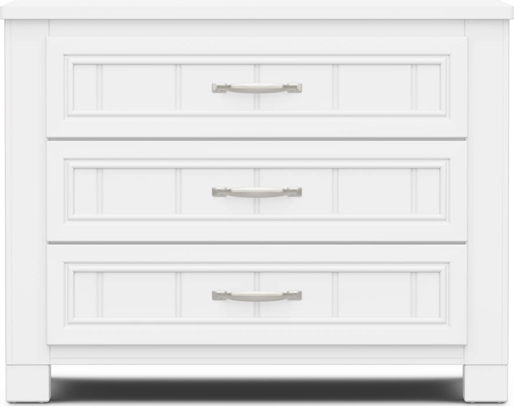 Kids Cottage Colors 2.0 White 3-Drawer Chest